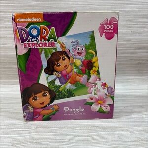 DORA THE EXPLORER ✨ 2013 Puzzle - 100 Pieces - Purple good condition